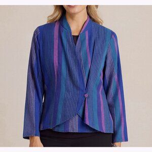 Vintage Skye Smocks Women’s Medium Retro Eclectic Artsy Jacket Blazer 80s 90s